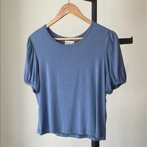 Jackson Rowe Cozy Tee with Puffed Sleeves | Size L